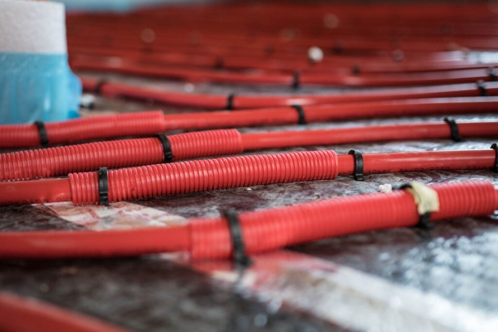 Podlahové kúrenie nainštalované v developerských domoch v Košiciach - ENERTOP