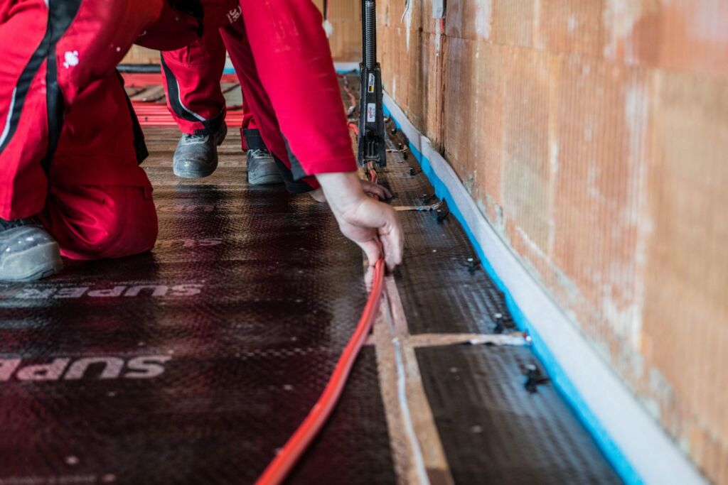 Podlahové kúrenie nainštalované v developerských domoch v Košiciach - ENERTOP