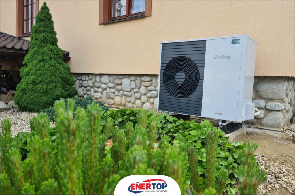 Rodinný dom pri Sabinove po výmene kotla za tepelné čerpadlo, realizácia ENERTOP