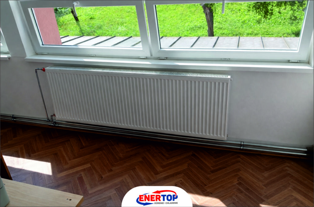 kúrenie pre školu kolbovce, nové radiatory do školy, enertop