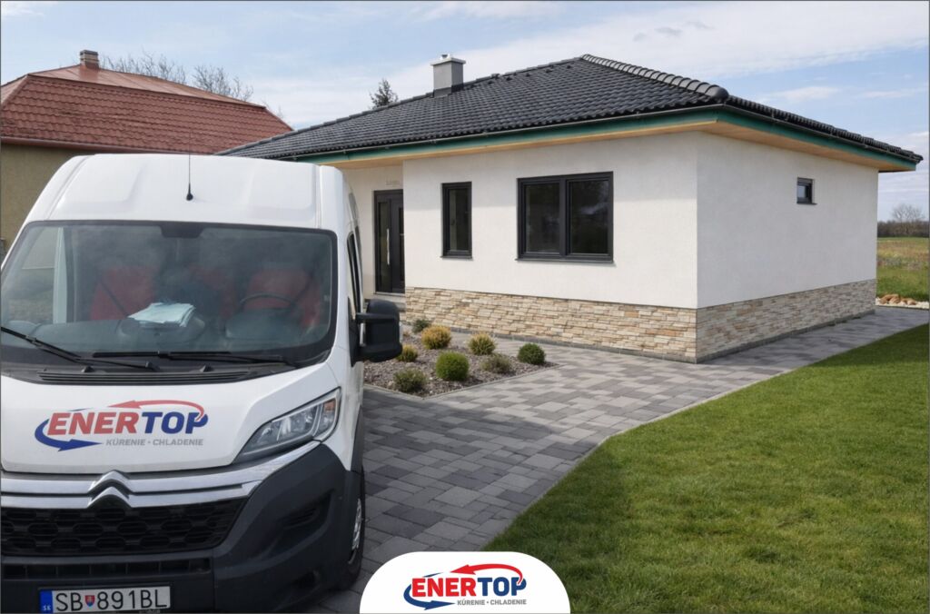 Rodinný dom v Michalovciach, podlahové kúrenie TOP HEATING s fóliou RED, realizácia ENERTOP