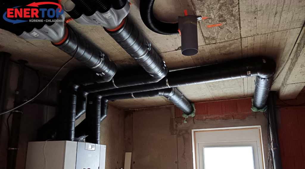 Rekuperácia nainštalovaná v novostavbe rodinného domu v Lipanoch – ENERTOP