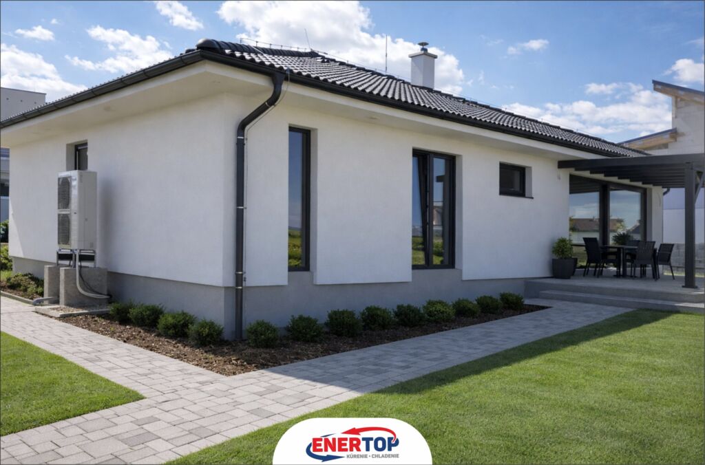 Tepelné čerpadlo Panasonic v developerskom projekte novostavieb rodinných domov v Košiciach - Enertop.