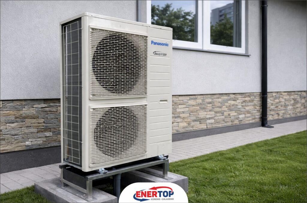 Dvojpodlažný rodinný dom v Prešove s tepelným čerpadlom Panasonic, realizácia ENERTOP