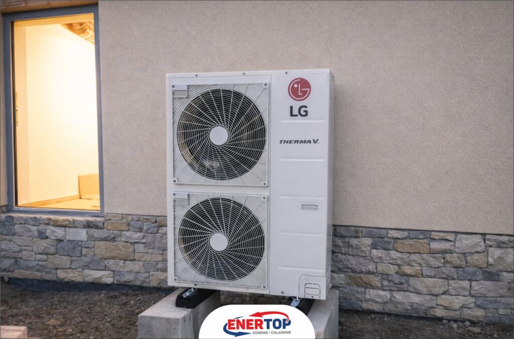Tepelné čerpadlo LG nainštalované v novostavbe v Košiciach