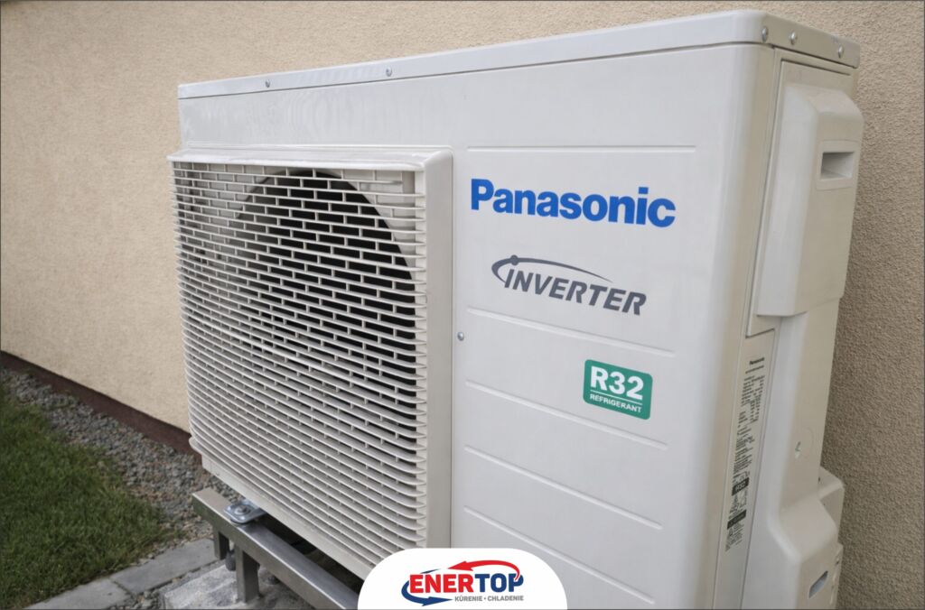 Tepelné čerpadlo Panasonic Aquarea nainštalované v rodinnom dome v Bardejove, realizácia Enertop