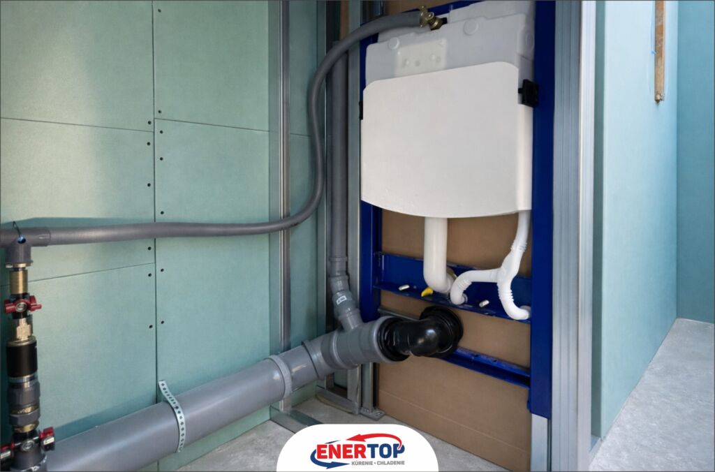 Vodoinštalacia nainstalovaná v rodinnom dome v Starej Ľubovni od firmy Enertop.