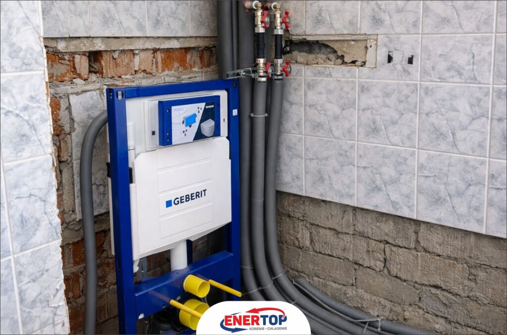 Vodoinštalacia nainstalovaná v rodinnom dome v Starej Ľubovni od firmy Enertop.